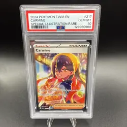 PSA 10 Carmine 217/167 Full Art SIR Twilight Masquerade 2024 Pokemon TCG - Image 1