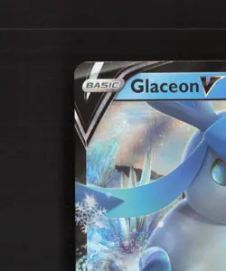 Glaceon V SWSH196 Sword & Shield Black Star Promo Holo Pokemon Card LP - Image 3