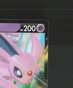 Espeon V SWSH201 Sword & Shield Black Star Promo Holo Pokemon Card LP - Image 4