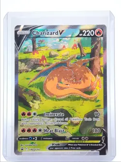 CHARIZARD V 2022 POKEMON SWORD SHIELD BLACK STAR PROMOS SWSH260 Q5167 - Image 1