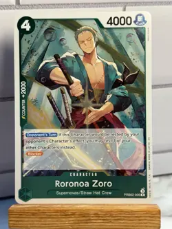 One Piece TCG The Best Vol. 2 PRB-02 - Roronoa Zoro R PRB02-006 - English NM - Image 1