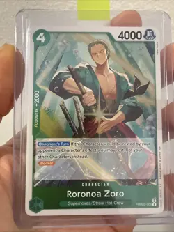 One Piece TCG The Best Vol. 2 Roronoa Zoro R PRB02-006 English - Pack Fresh NM - Image 1