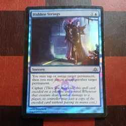 Mtg Hidden Strings Foil Played Dragon's Maze Magic Card - Image 2
