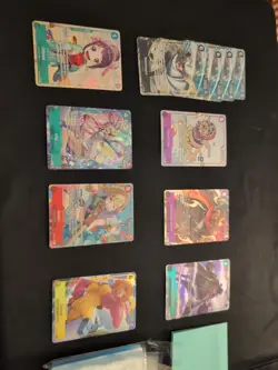 One Piece Tcg English, 11 card Lot Of Alt Arts Including A Playset Of Alt Arts - Image 1