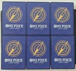 One Piece Chinese Card Championship 25-26 Autumn Prize 6pcs Holo Luffy Nami NM - Image 2