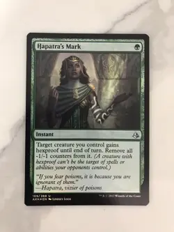 Hapatra's Mark Foil MTG Magic the Gathering Card NM Near Mint AKH - Image 1