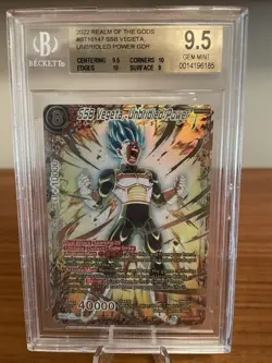 Vegeta, Unbridled Power GDR BT16-147 God Rare-Dragon Ball Card-BGS 9,5-AS PSA 10 - Image 1