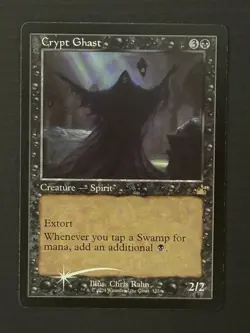 Magic The Gathering Crypt Ghast Retro Frame Ravnica Remastered Foil - Image 1