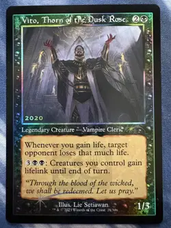 NM - Vito, Thorn of the Dusk Rose - 30th Anniversary Play Promos 28/30 - Foil - Image 1