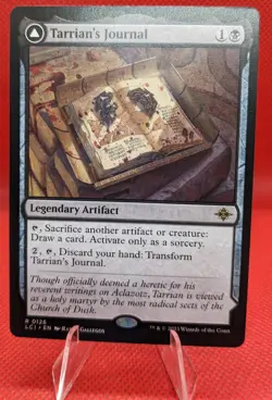 MTG TARRIAN'S JOURNAL THe Tomb Of Aclazotz NM Lost Caverns of Ixalan Magic - Image 1
