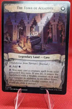 MTG TARRIAN'S JOURNAL THe Tomb Of Aclazotz NM Lost Caverns of Ixalan Magic - Image 2