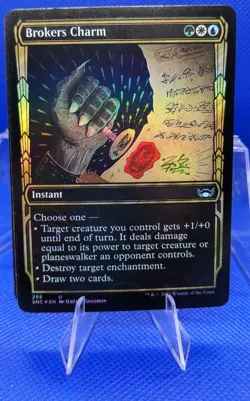 Magic the Gathering (mtg): SNC: Brokers Charm - Foil - Showcase - Image 1