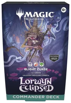 Magic, The Gathering: Lorwyn Eclipsed Commander Deck - Blight Curse Sealed New - Image 1