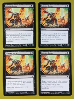 Echoing Decay x4 Darksteel 4x Playset Magic the Gathering MTG - Image 1