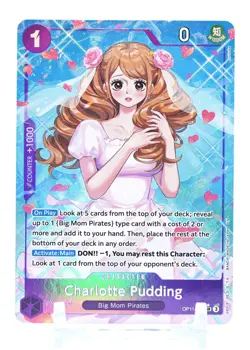 One Piece - Charlotte Pudding (SR) OP11-070 Alt Art A Fist of Divine English NM - Image 1