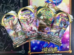 (1) Random Pokemon TCG: Sword & Shield Rebel Clash Sleeved Booster Pack - Image 1