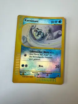 Pokemon Karte TCG Karnimani 135/165 Expedition Re Holo Rare Vintage Deutsch LP - Image 2