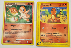 Pokemon Karte TCG Glumanda 98/165+80/132 Expedition no Holo Rare Englisch LP-GD - Image 1