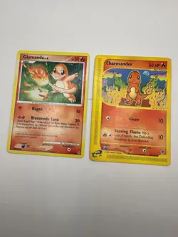 Pokemon Karte TCG Glumanda 98/165+80/132 Expedition no Holo Rare Englisch LP-GD - Image 2