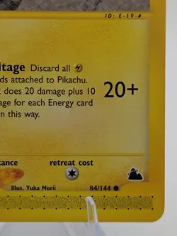 2003 Pokemon Skyridge - Pikachu 84/144 - Non Holo - Image 5