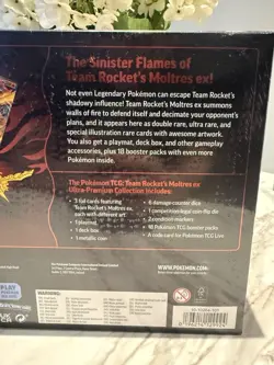 Pokemon TCG: Team Rocket's Moltres ex Ultra-Premium Collection Sealed Box - Image 3
