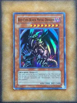 Yugioh Red-Eyes Black Metal Dragon PP01-EN015 Super Rare MP - Image 1