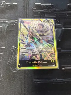 Charlotte Katakuri OP03-099 Leader ENGLISH AA ALTERNATE ART One Piece TCG NM - Image 1