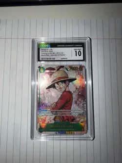 Monkey D. Luffy Op13-118 Secret Rare Alernate Art Parallel CGC 10 Gem Mint - Image 1