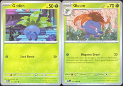Oddish 001/094 + Gloom 002 + Vileplume 003 - Phantasmal Flames - Evolution Set - Image 1
