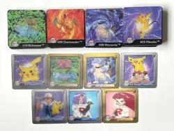 Pokemon Action Flipz - Series One - Artbox - 3D - 1-80 - You Choose - Stickers - Image 1