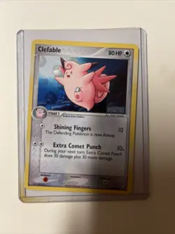 Pokemon TCG English Card ex Unseen Forces Clefable 36/115 Reverse Holo Stamped - Image 1