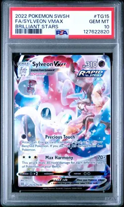 PSA 10 Sylveon VMAX - TG15/TG30, Brilliant Stars - Full Art - Pokemon Card - Image 1