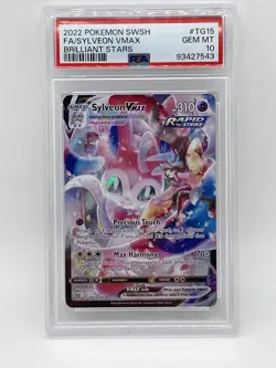 Sylveon VMAX PSA 10 Gem Mint 💎 TG15/TG30 Pokemon Brilliant Stars Full Art - Image 2