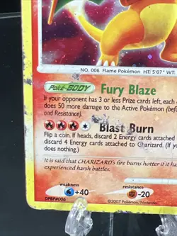 Pokemon TCG Secret Wonders Charizard 3/132 Reverse Holo Rare Card 2007 - Image 5