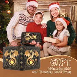 Card Binder 9 Pocket Collectible Trading Cards Storage with 50 Removable Slee... - Image 2