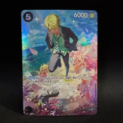 Sanji SP ST14-003 SR Parallel Alt Art Royal Blood ONE PIECE card Japanese NM - Image 1