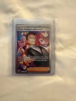Team Rocket's Giovanni 238/182 SIR Pokemon Card Destined Rivals - Image 1