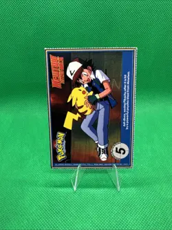 1999 Burger King PokeTrivia Trading Card - Machamp #68 - Image 2