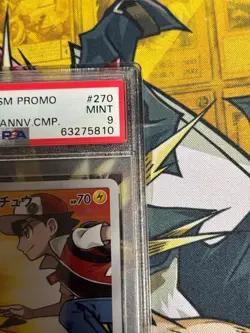 Pokemon Card PSA9 Red's Pikachu SM-P Promo 270/SM-P Japanese - Image 4