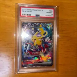 Pokemon Card PSA10 Pikachu ex 001/030 WCS23 Promo 2023 Japanese - Image 1