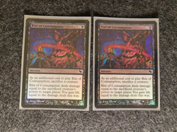 MTG 2 x FOIL Rite of Consumption NM/LP Shadowmoor - Image 1