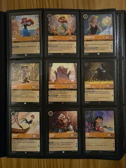 Disney Lorcana TCG The First Chapter Complete Non-Foil Set 204/204 NM/M - Binder - Image 1