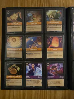 Disney Lorcana TCG The First Chapter Complete Non-Foil Set 204/204 NM/M - Binder - Image 4