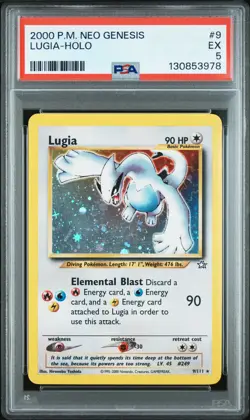 2000 POKEMON NEO GENESIS #9 LUGIA-HOLO PSA 5 - Image 1