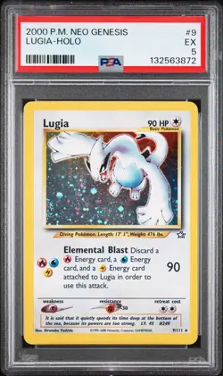 2000 POKEMON NEO GENESIS #9 LUGIA-HOLO PSA 5 - Image 1