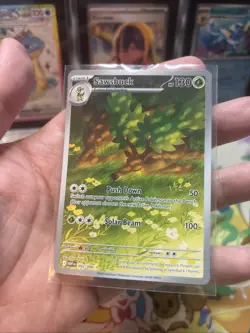 Pokemon Sawsbuck Illustration Rare 092/086 White Flare NM Near Mint - Image 2