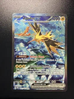 Pokemon TCG Zapdos EX Scarlet & Violet 151 Card Sir NM/M Condition - Image 1