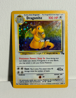 Dragonite 4/62 Fossil Holo MP - Pokemon TCG WOTC - Image 1
