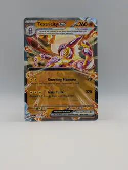 Toxtricity ex 100/182 Sv04 - Pokemon Paradox Rift - Near Mint Holo Ultra Rare - Image 1