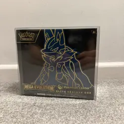 Mega Lucario Mega Evolutions Pokemon Center ETB Sealed & New - Image 1